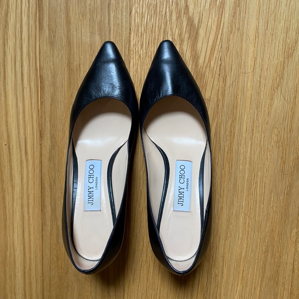 Jimmy Choo Romy 60mm Black Leather